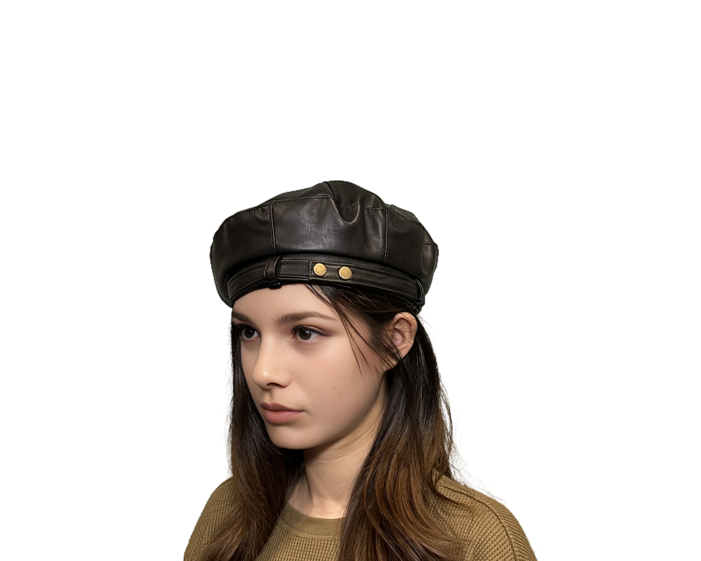 Leather Beret